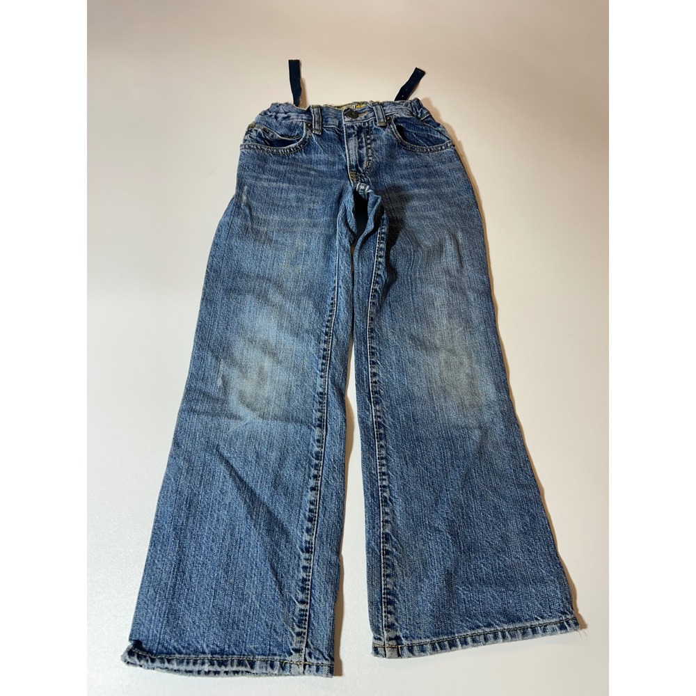 Old Navy Bootcut Jeans Boys 7 Slim Blue Denim Adjustable Waist